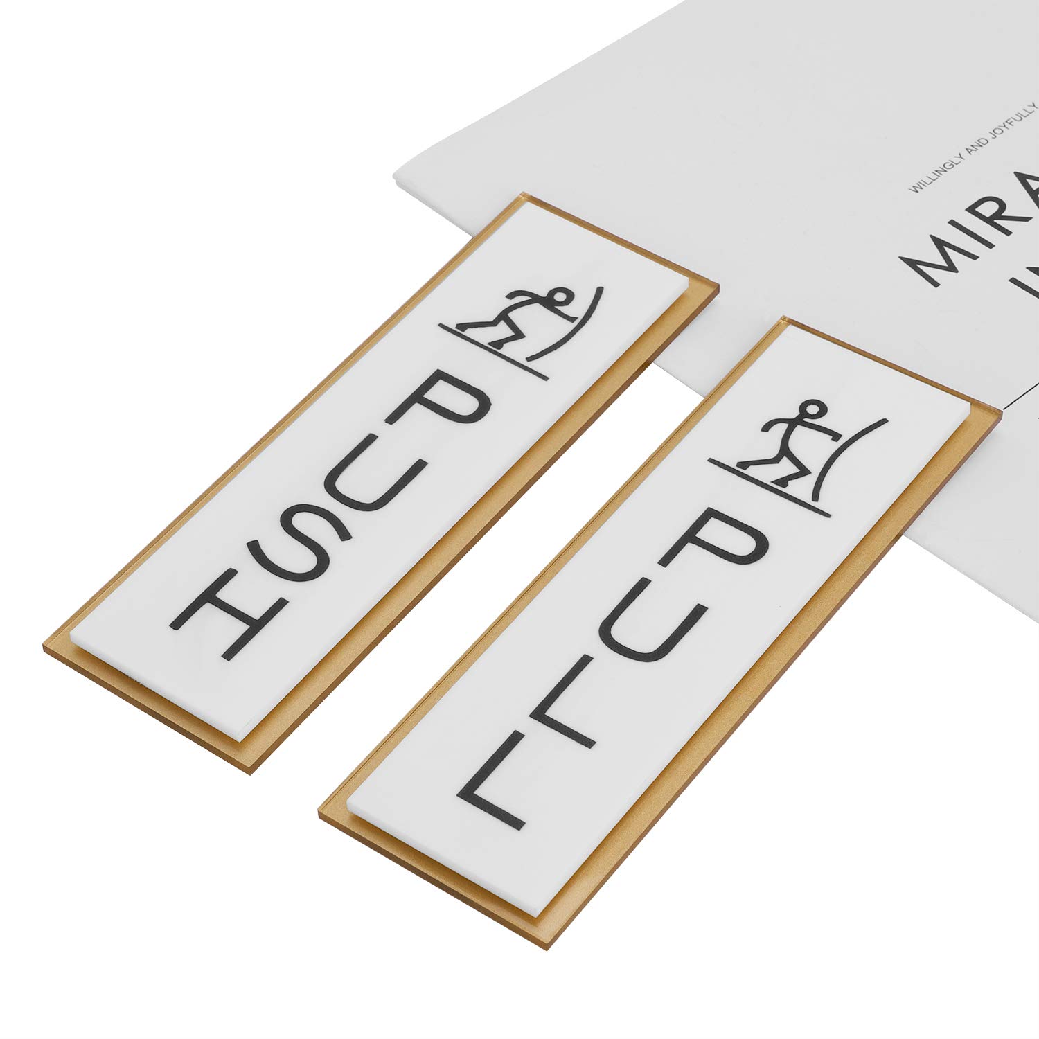 Amazon | 【オーダーメイド】サインプレート 押/引 ドアプレート Push